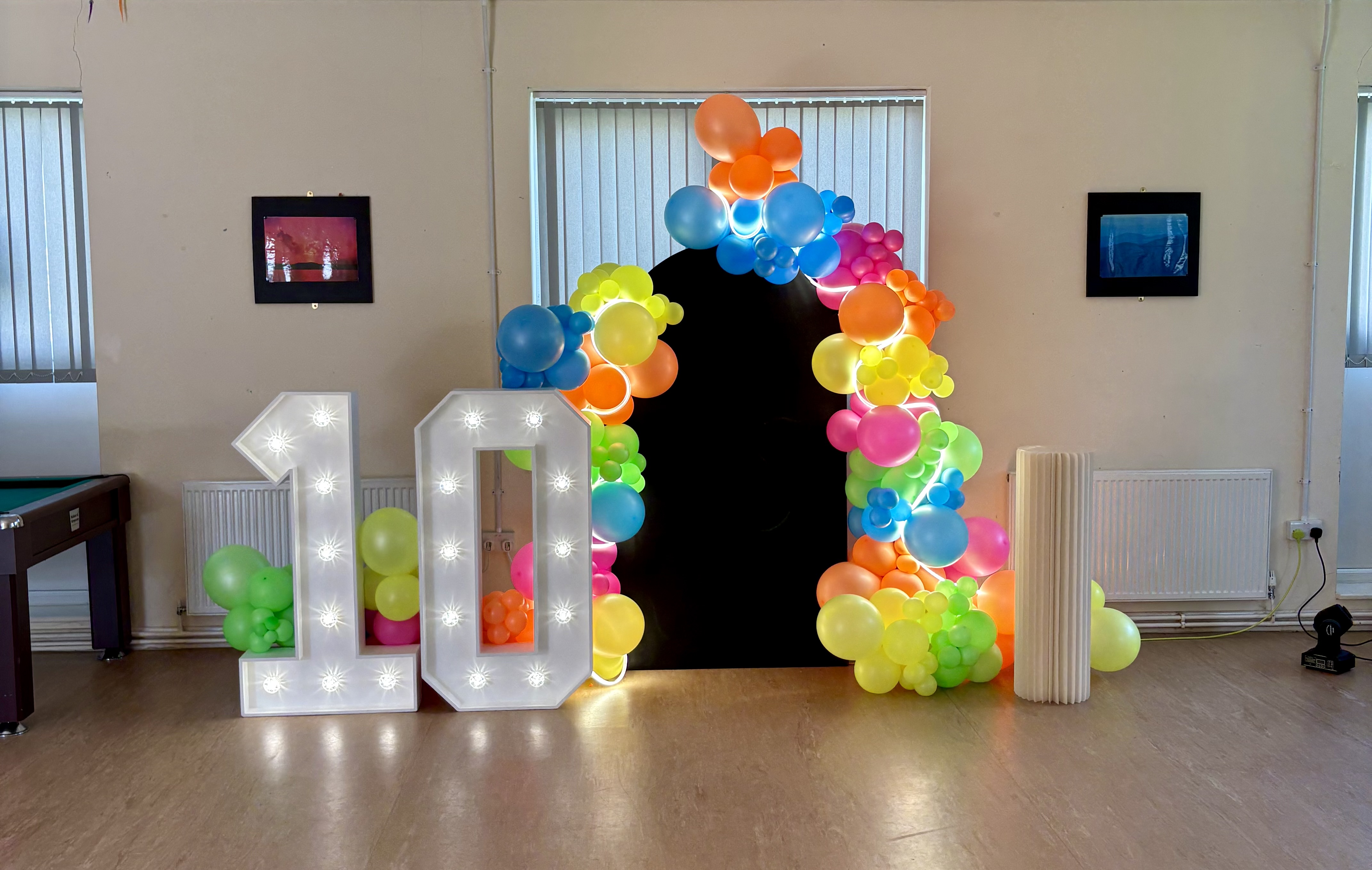 Number 10 - 4ft led light up marquee numbers