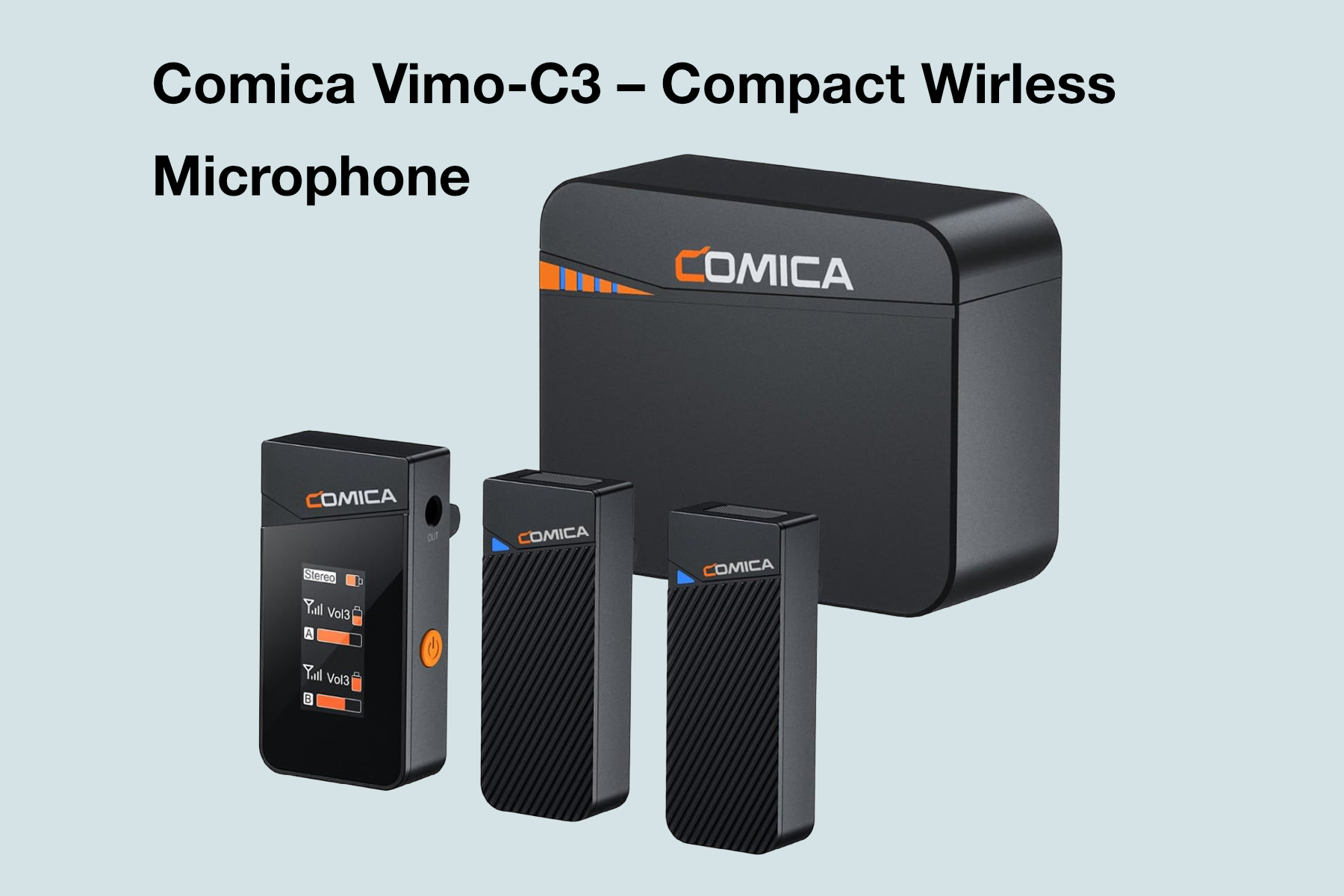 Comica vimo-c3 – compact wireless microphone