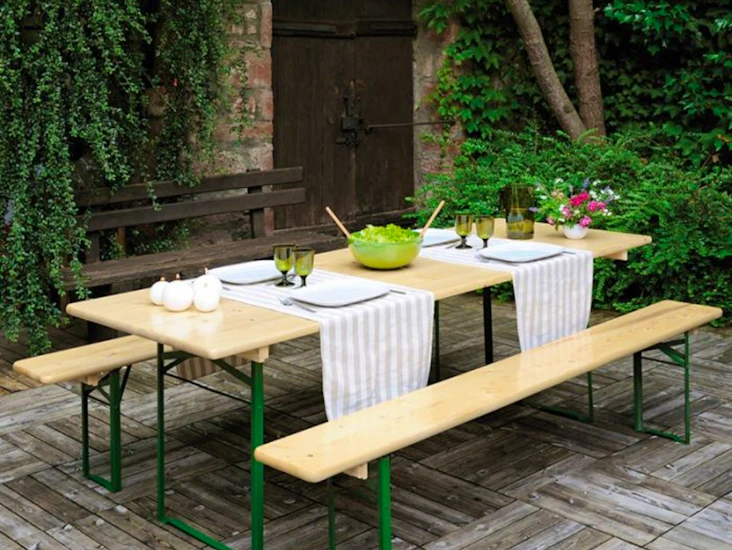 Bord och 2 bänkar, festivalpaket
