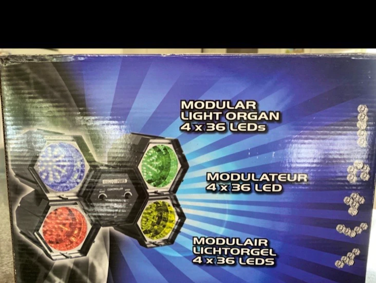 Blinkande partyljus, led med 4 färger