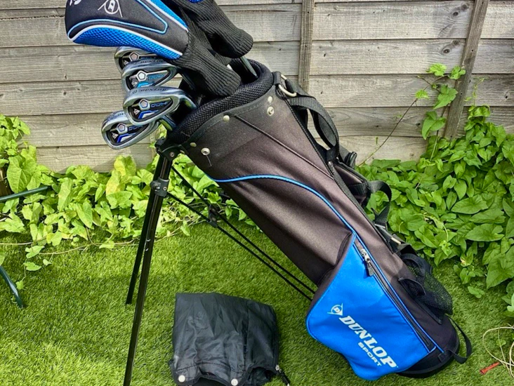 Golf clubs w/ stand bag