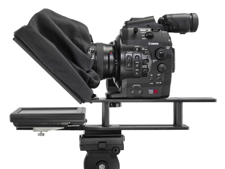 12" teleprompter med stativfäste
