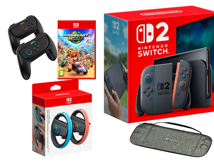 Nintendo switch 2 + mario kart world – komplett gamingpaket!
