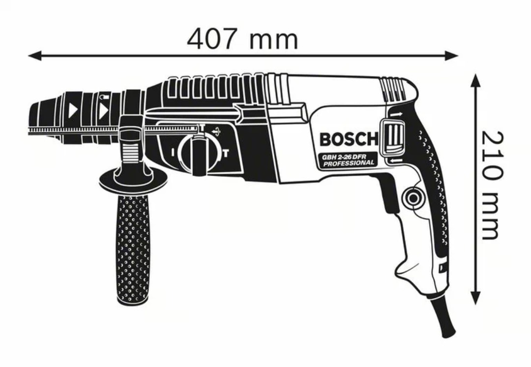 Bosch allroundborrhammare - gbh 2-26 f prof 