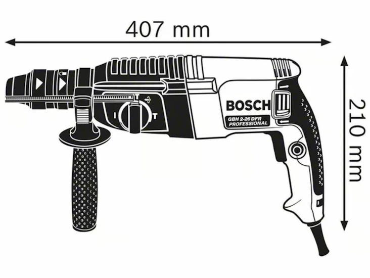 Bosch allroundborrhammare - gbh 2-26 f prof