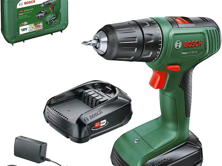 Bosch drill med 2x batterier