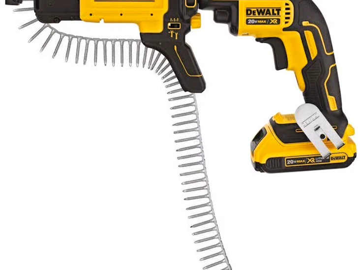 Dewalt gipstrekker med magasin m/ batteri