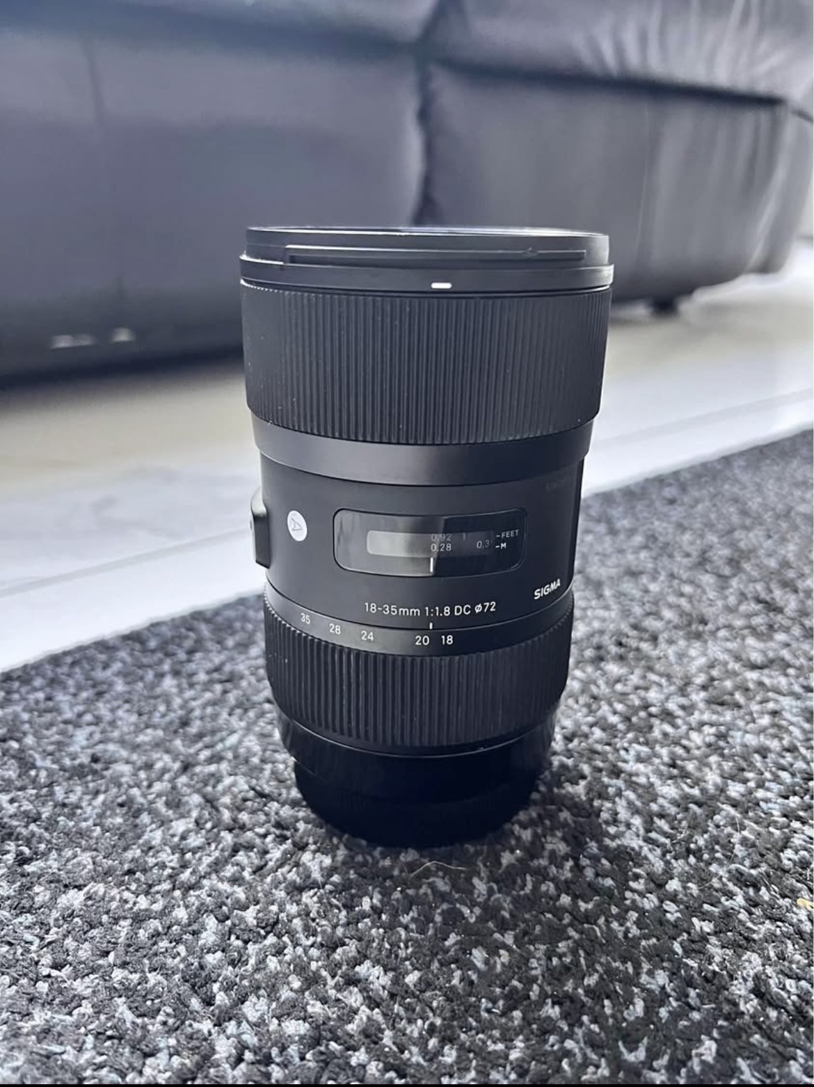 Sigma 18-35mm f1.8 dc art hsm lens for canon ef