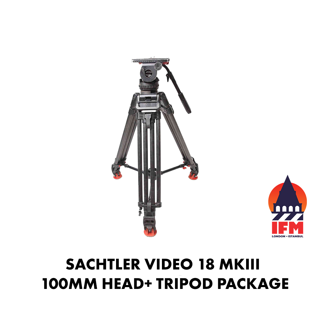 Sachtler video 18 m3 100mm head + sachtler tripod package