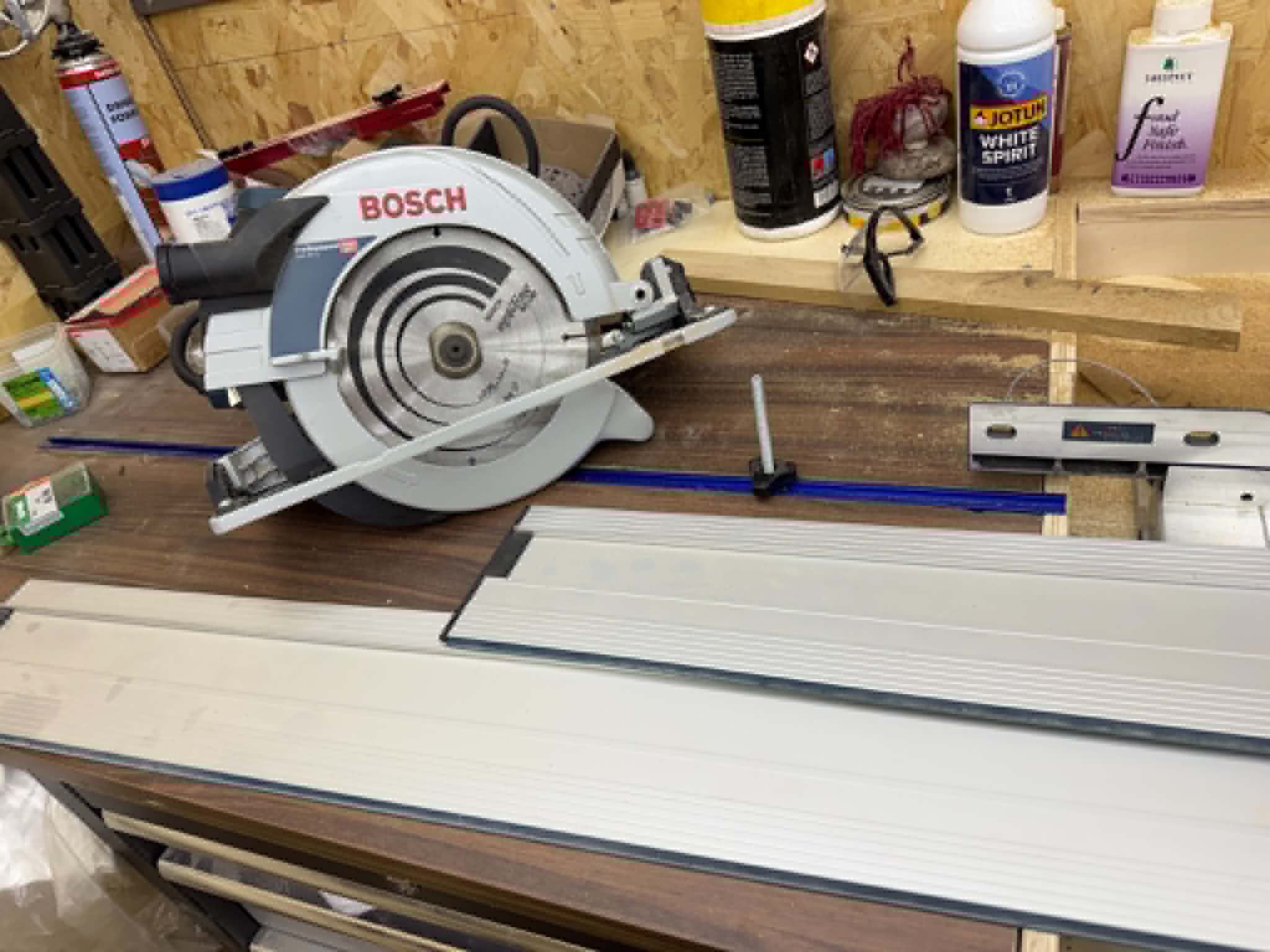 Bosch-professional gks 85 g sirkelsag m/ 1,6 og 0,8m skinner