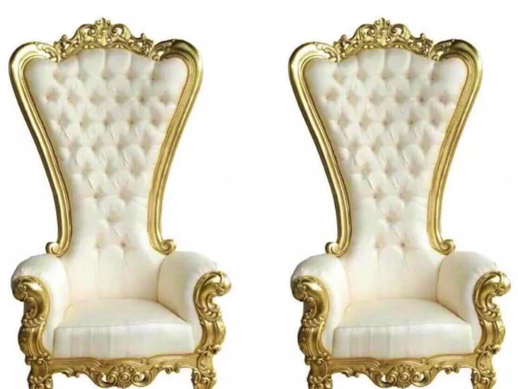 King size brudparets stolar