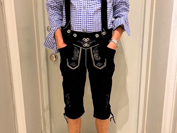 Lederhosen m/l + oktoberfest skjorta