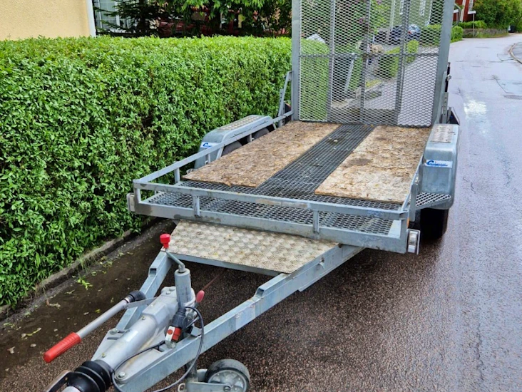 Släp 3500kg maskintrailer