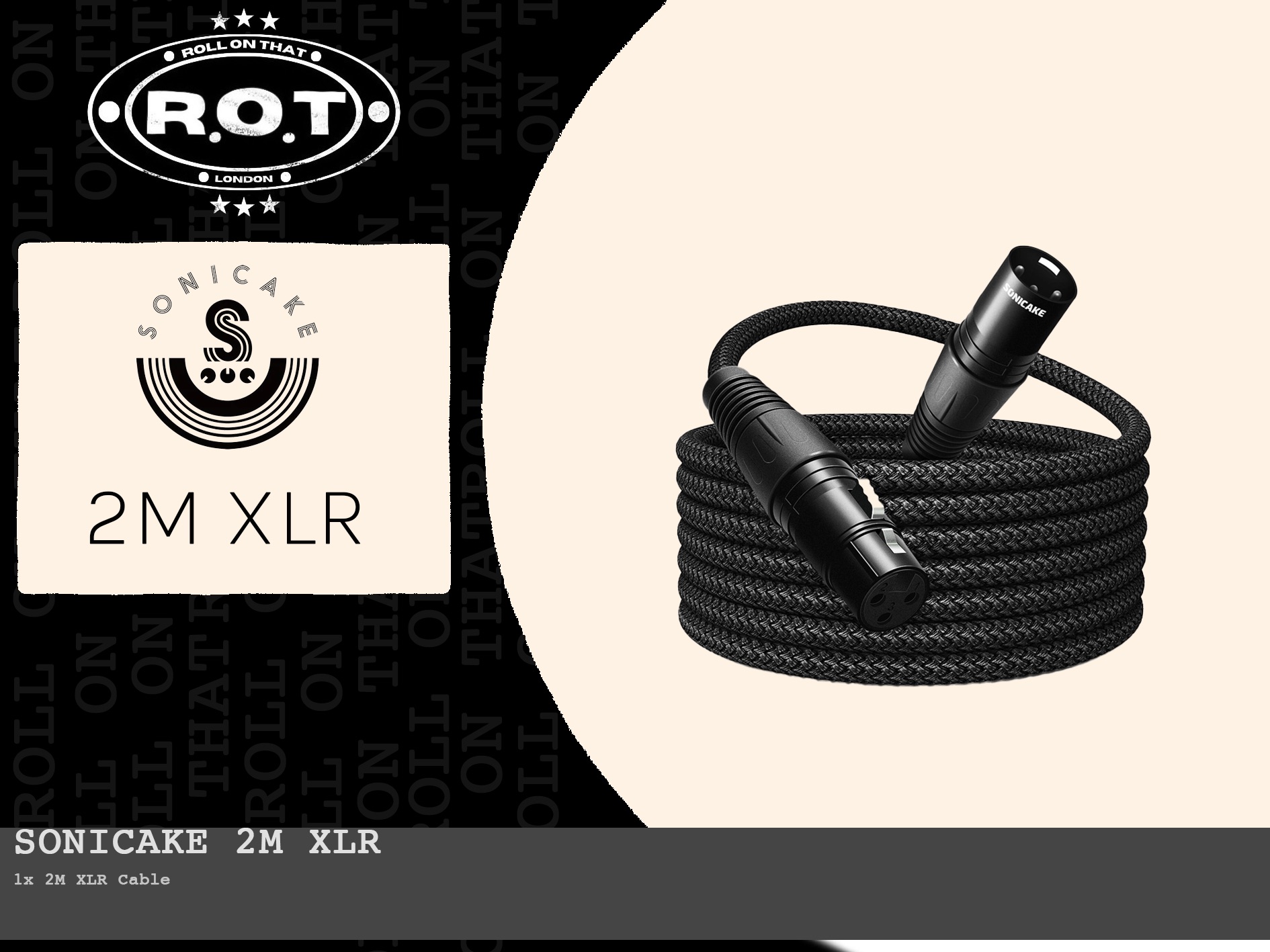 2m xlr cable