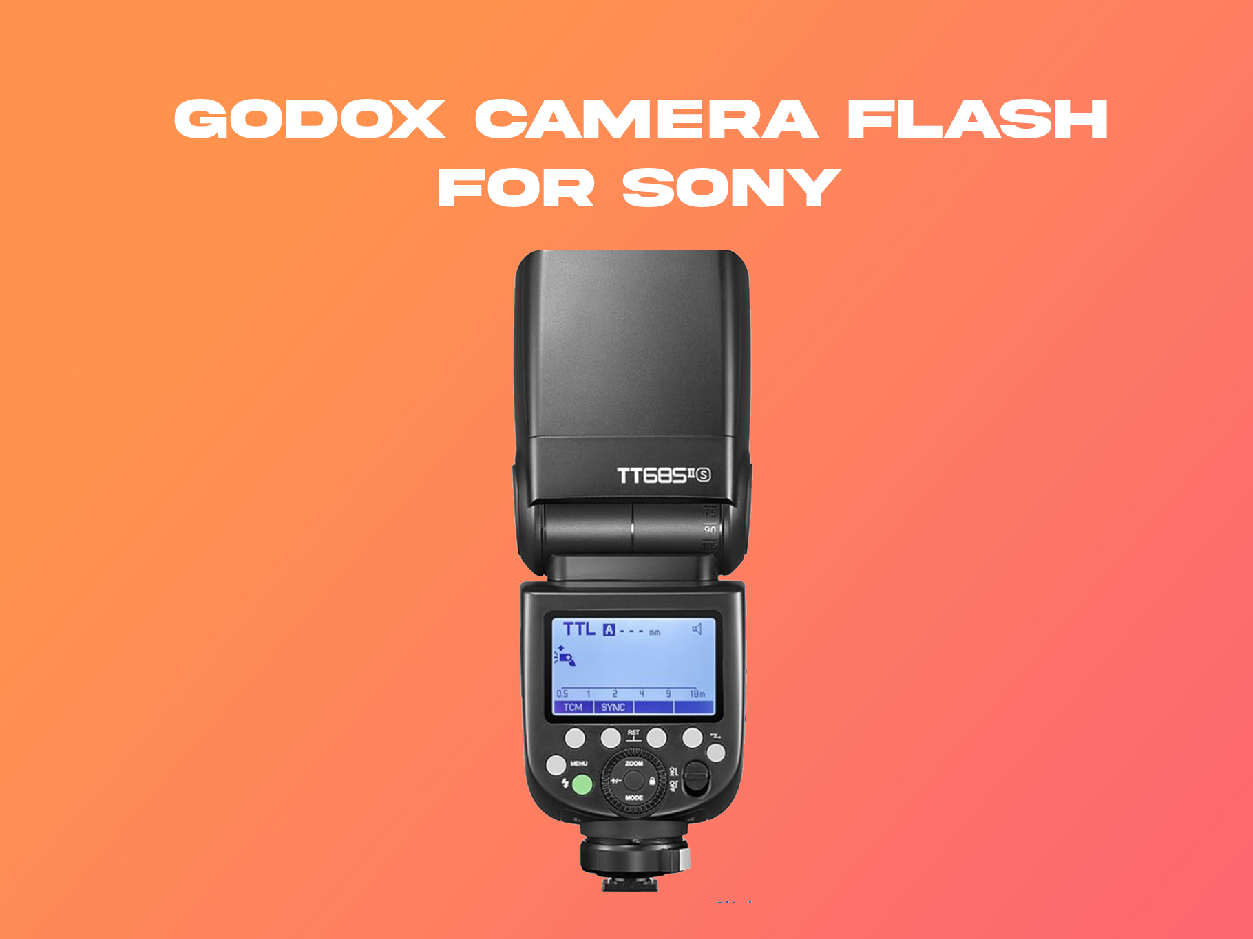 Godox camera flash speedlite for sony