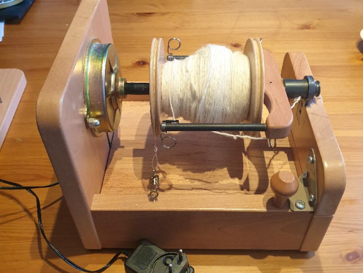 E-spinner, spinnrock m motor