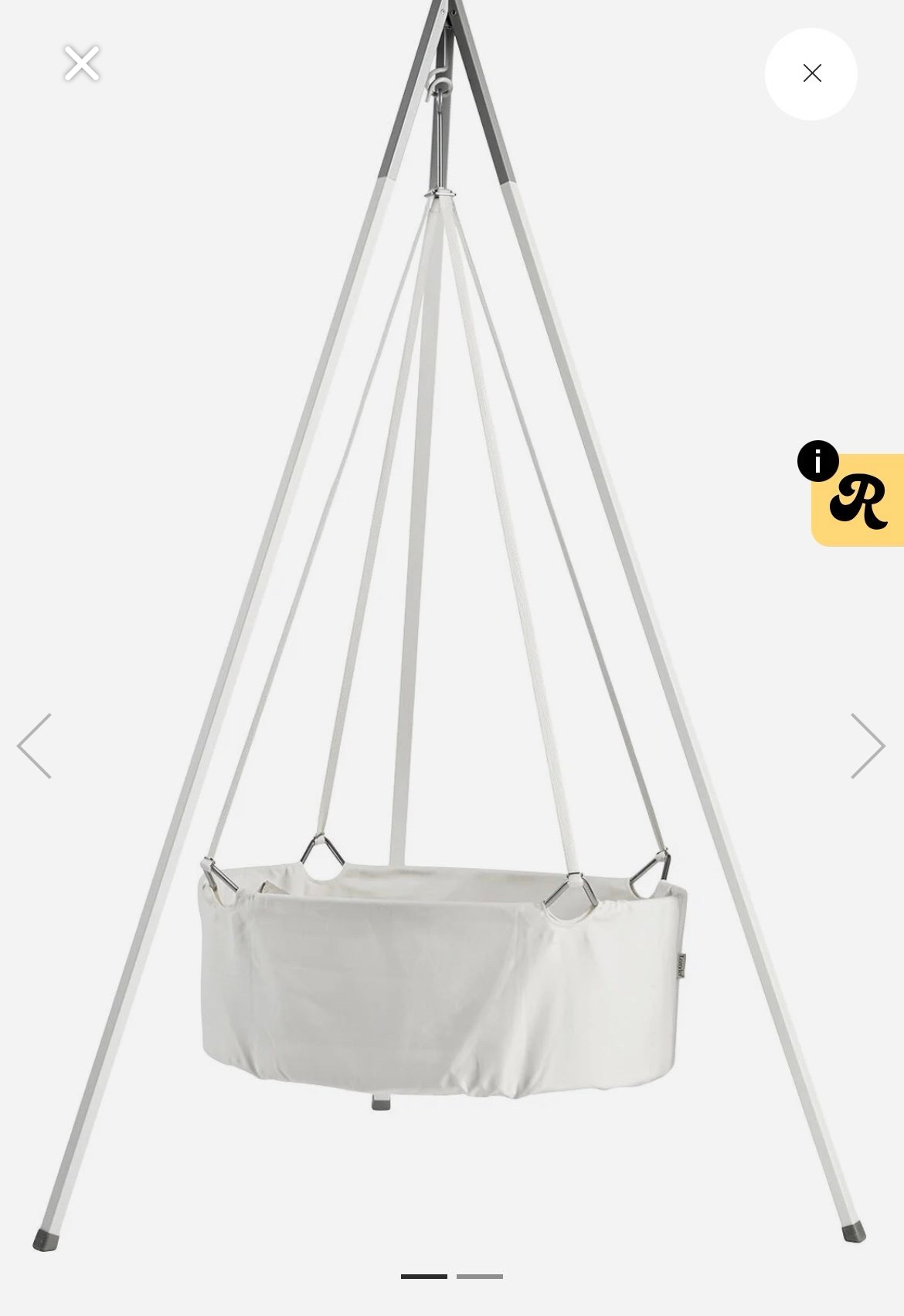 Leander vugge leies ut billig 