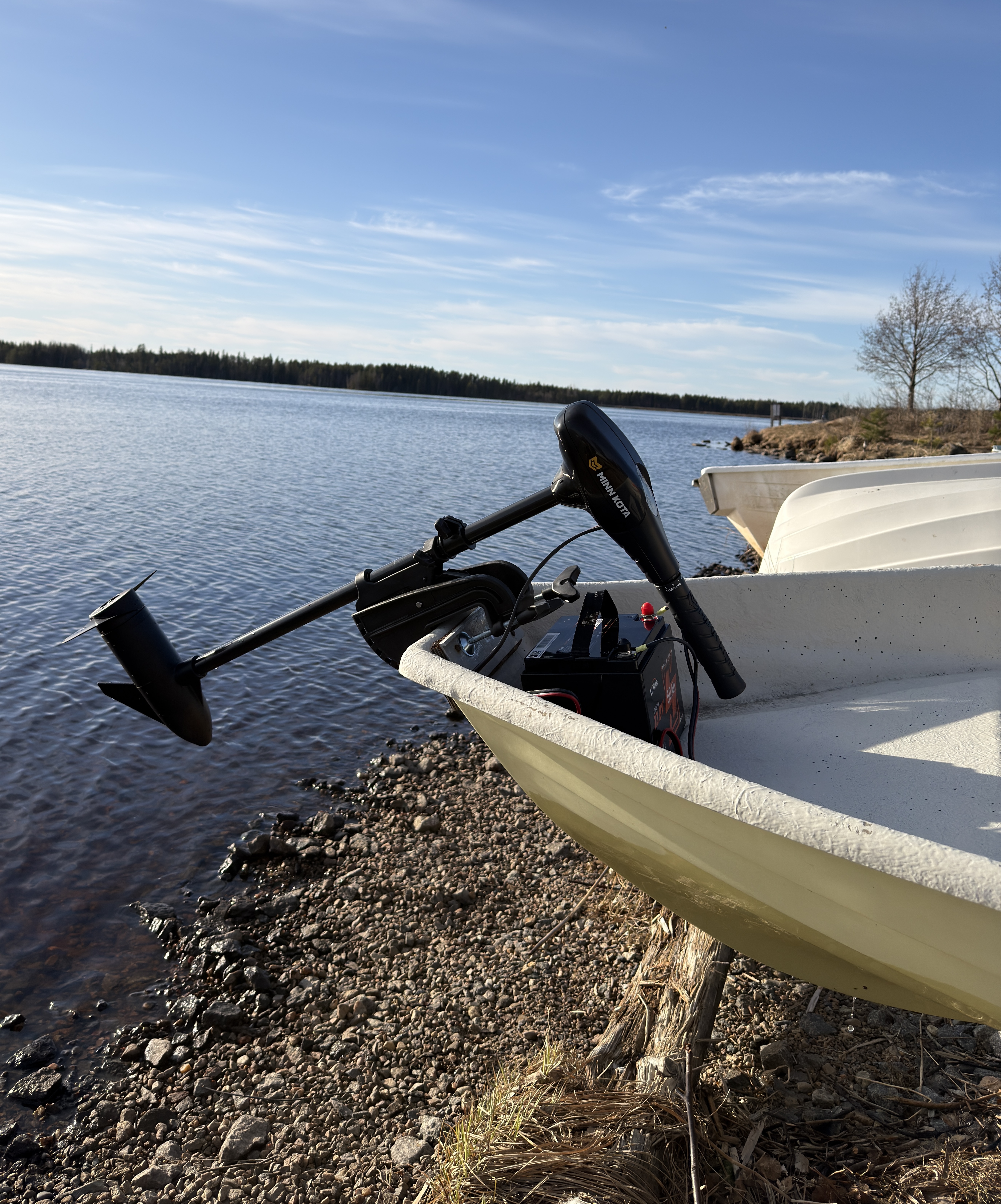 Soutuvene sähköperämoottorilla pruukinranta kyrkösjärvi seinäjoki