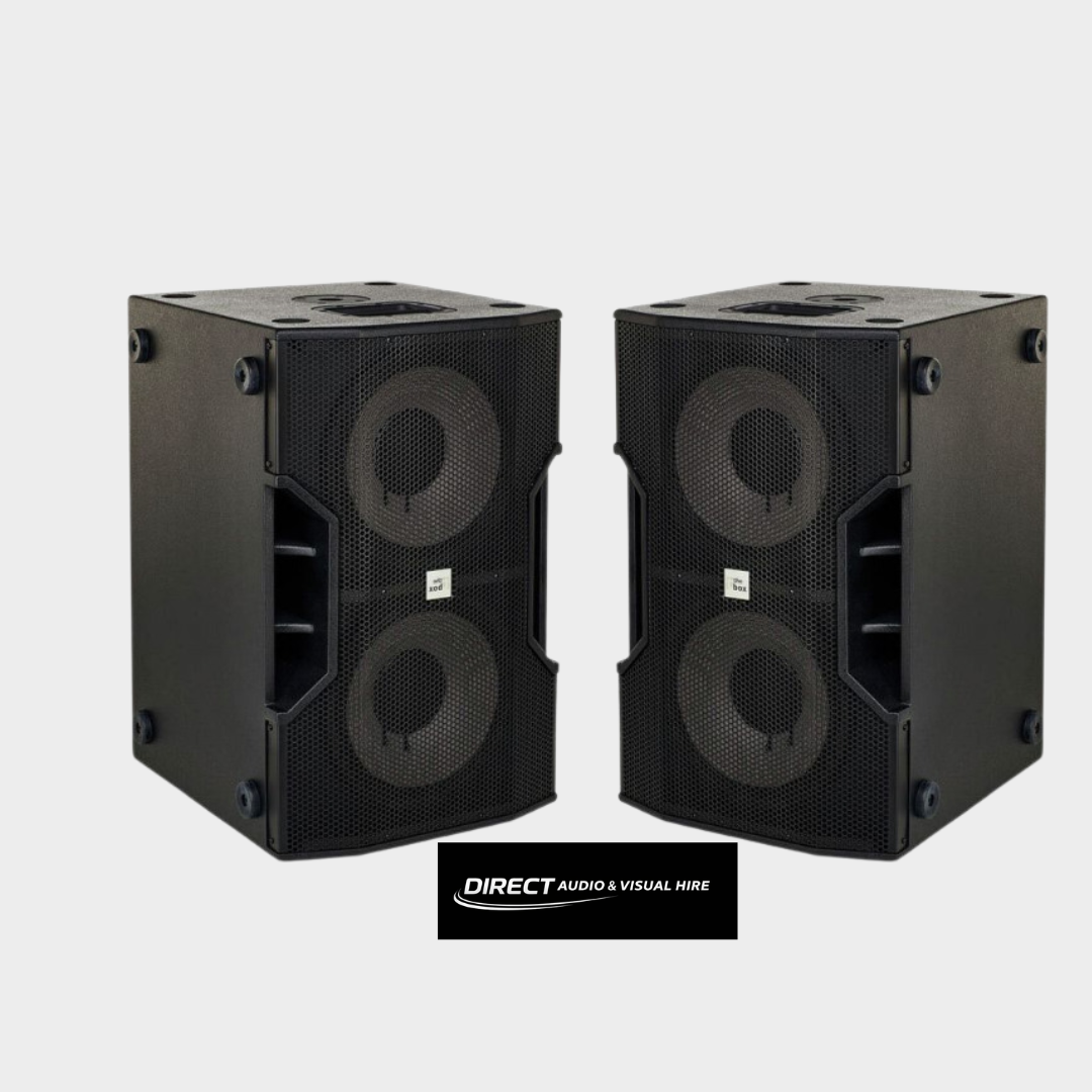X2 active twin-12" subwoofer (4,000 watts) + cables