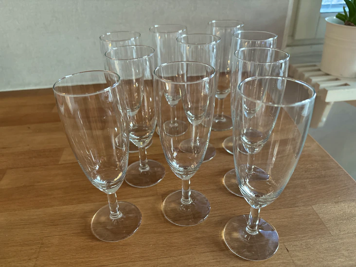 Samppanjalasit 10kpl