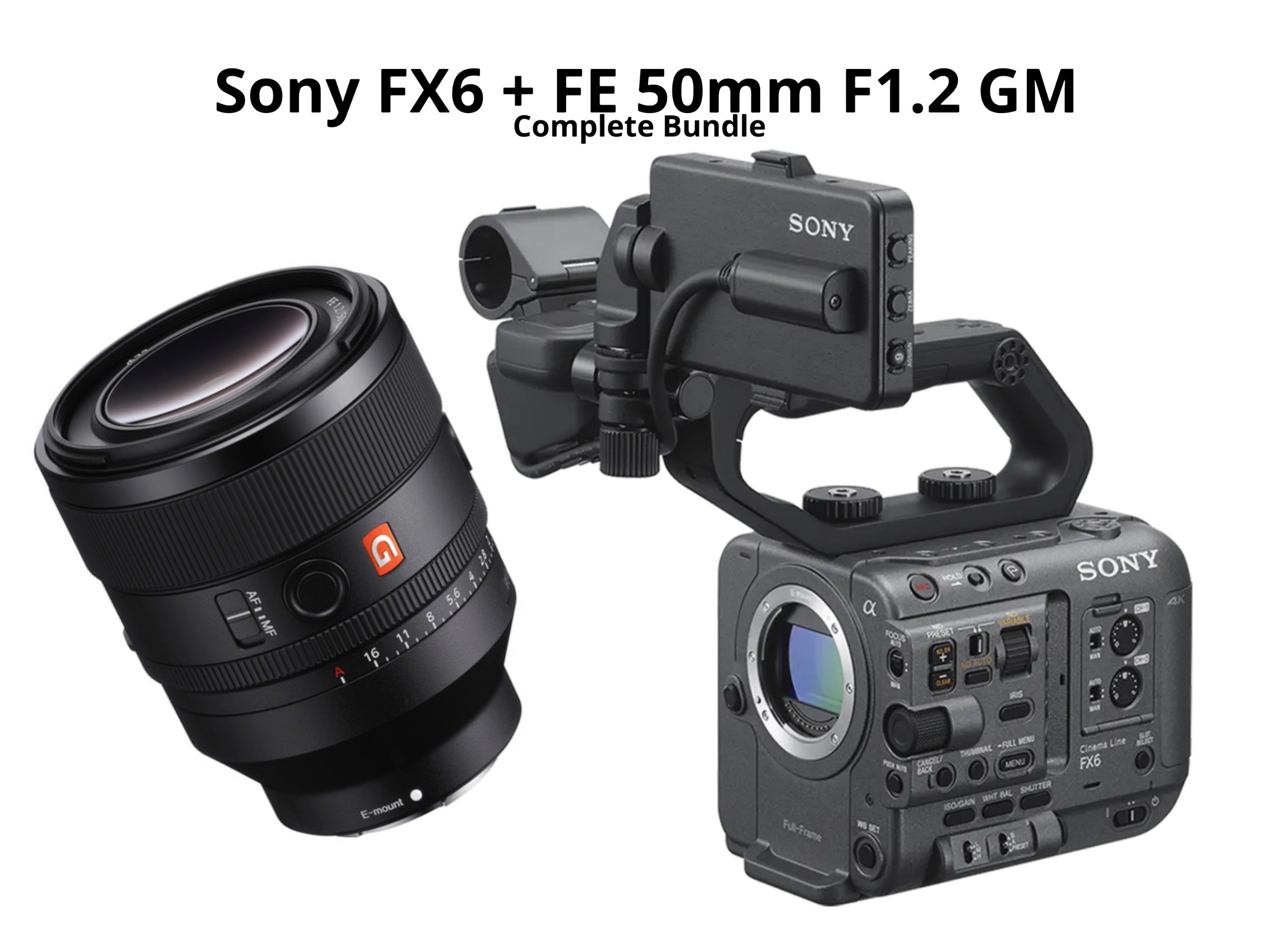 Sony fx6 + fe 50mm f1.2 gm