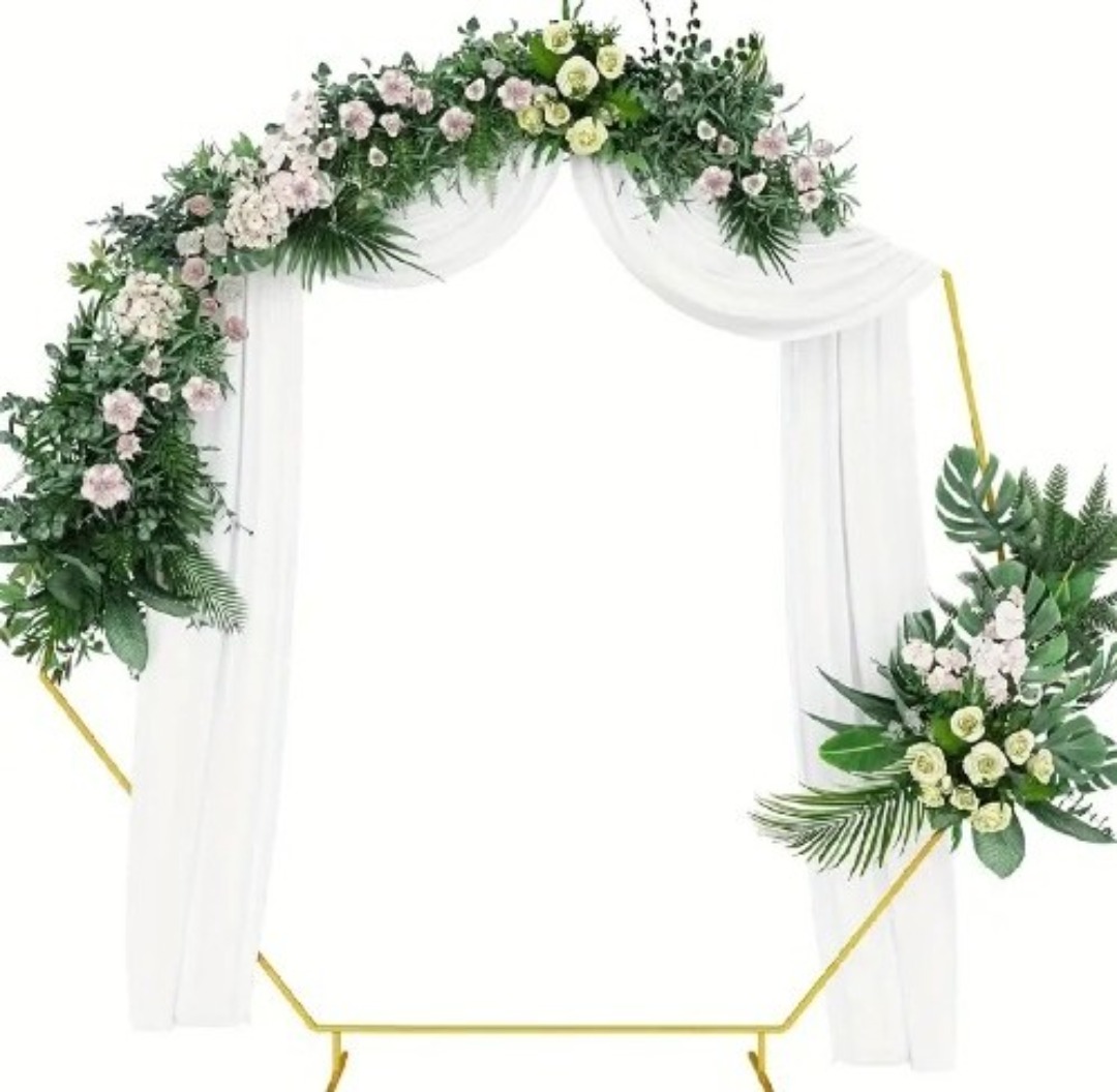 Portal, hexagon, til bryllup og fest