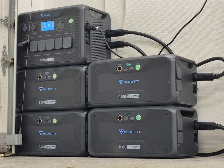 Enorm batteri lagring - ups på 12kwh