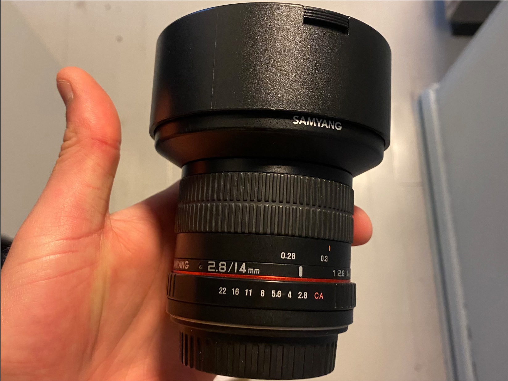 Samyang 14mm f/2.8 for canon ef-mount