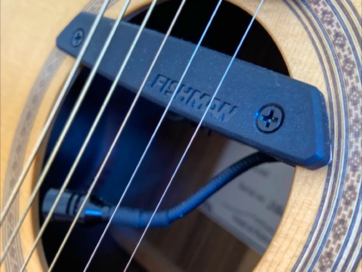 Akustisk mick fishman rare earth blend