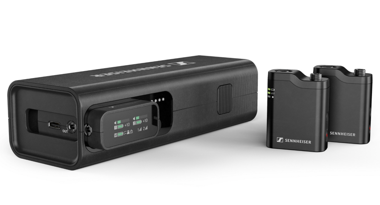 Mikrofon, myggor.  sennheiser profile wireless 