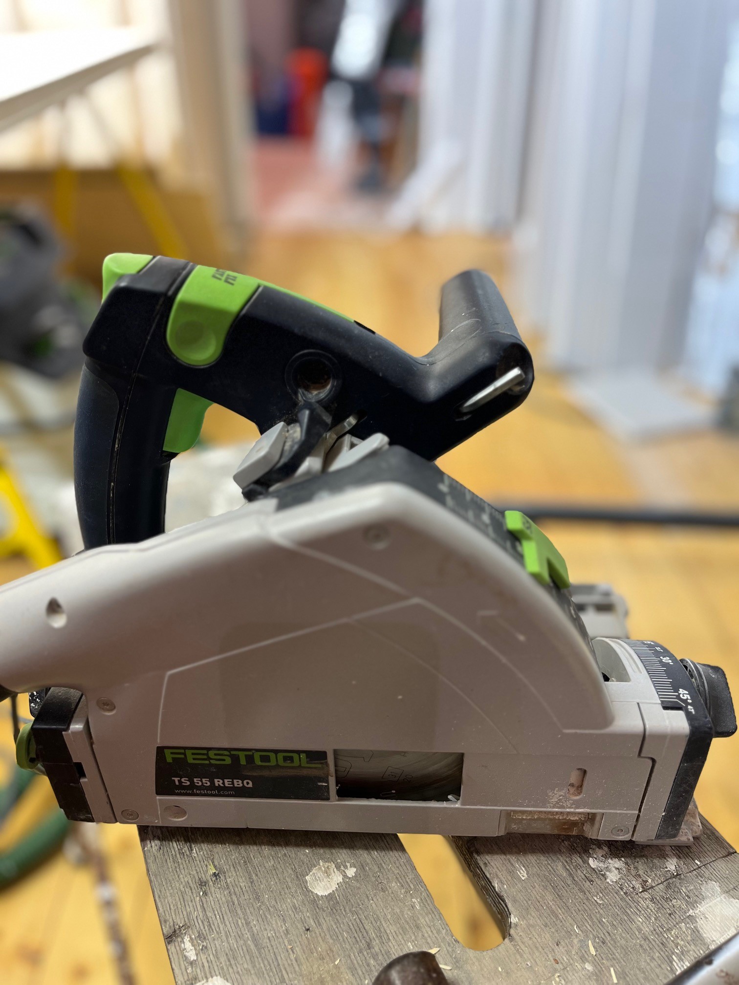 Festool ts55 - sänksåg med skenor