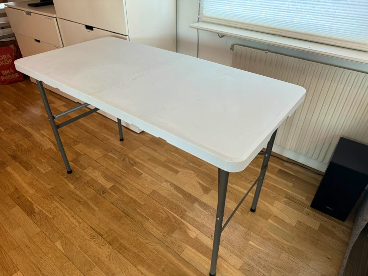 Hopfällbart bord 120x60