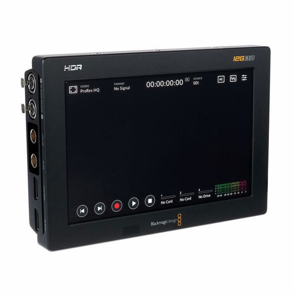 Blackmagic video assist 7” 12g hdr director monitor + 1tb sd card