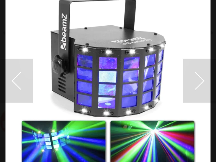 Partyljus/discolampa med strobe