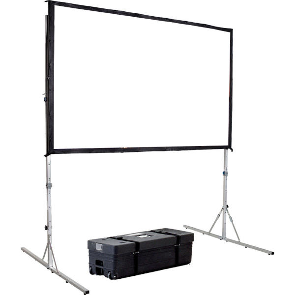 Da-lite fastfold (aluminium frame) 16:9 ratio projector screen 3m x 180cm  (10' x  5.9') 