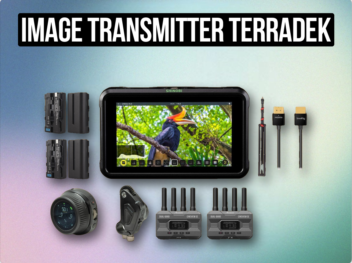 Image transmitter terradek, follow focus puller, monitor 4k kit 