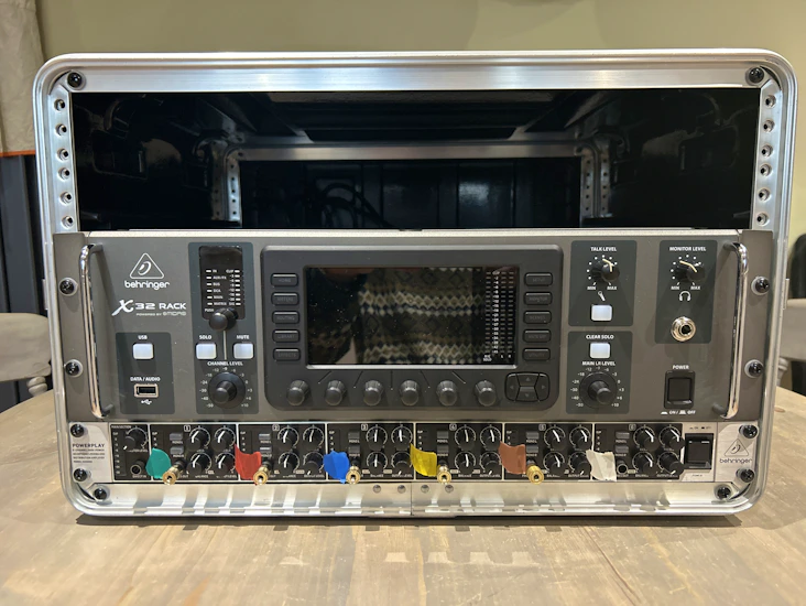 X32 rack with 6 channel headphone preamp