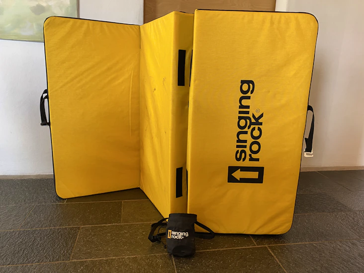 Stor crashpad + kritpåse (singing rock hueco 150 x 100 x 10)