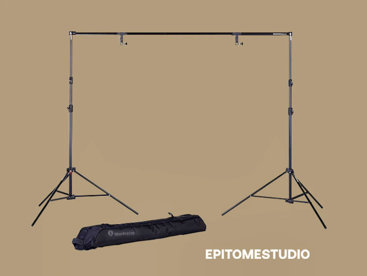 Background support system manfrotto stick