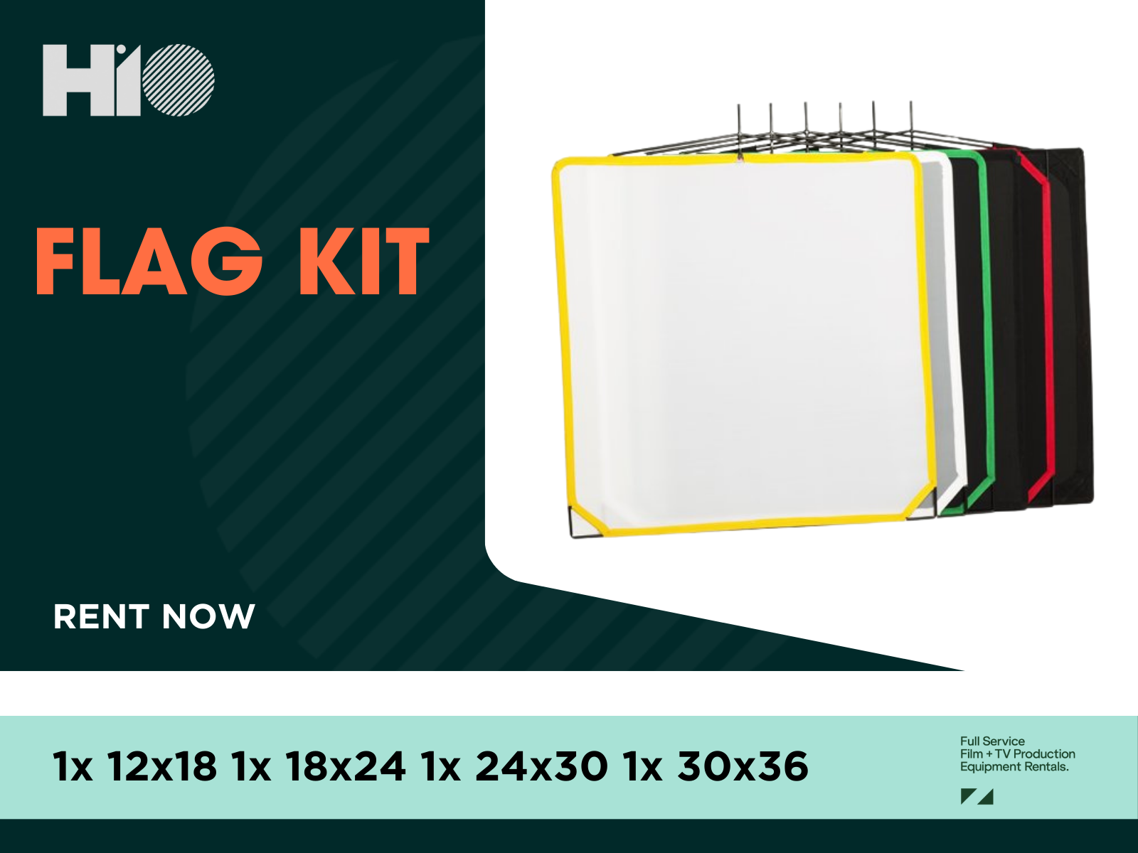 Flag kit essential tool for controlling light