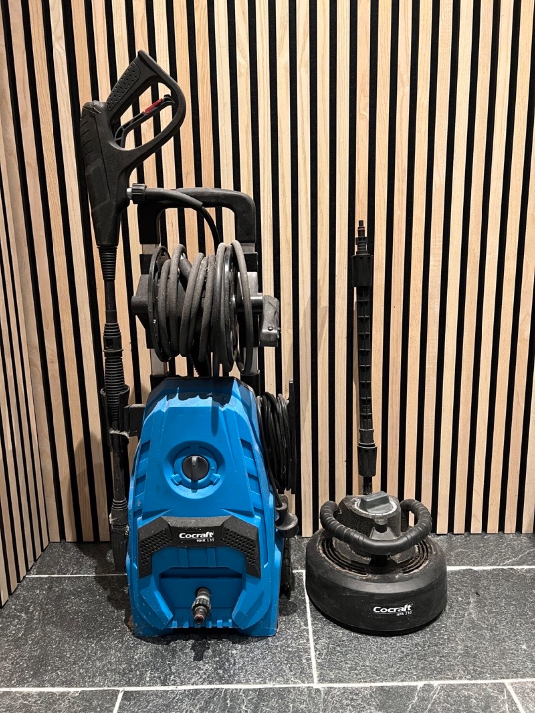 Høytrykkspyler med terrassespyler