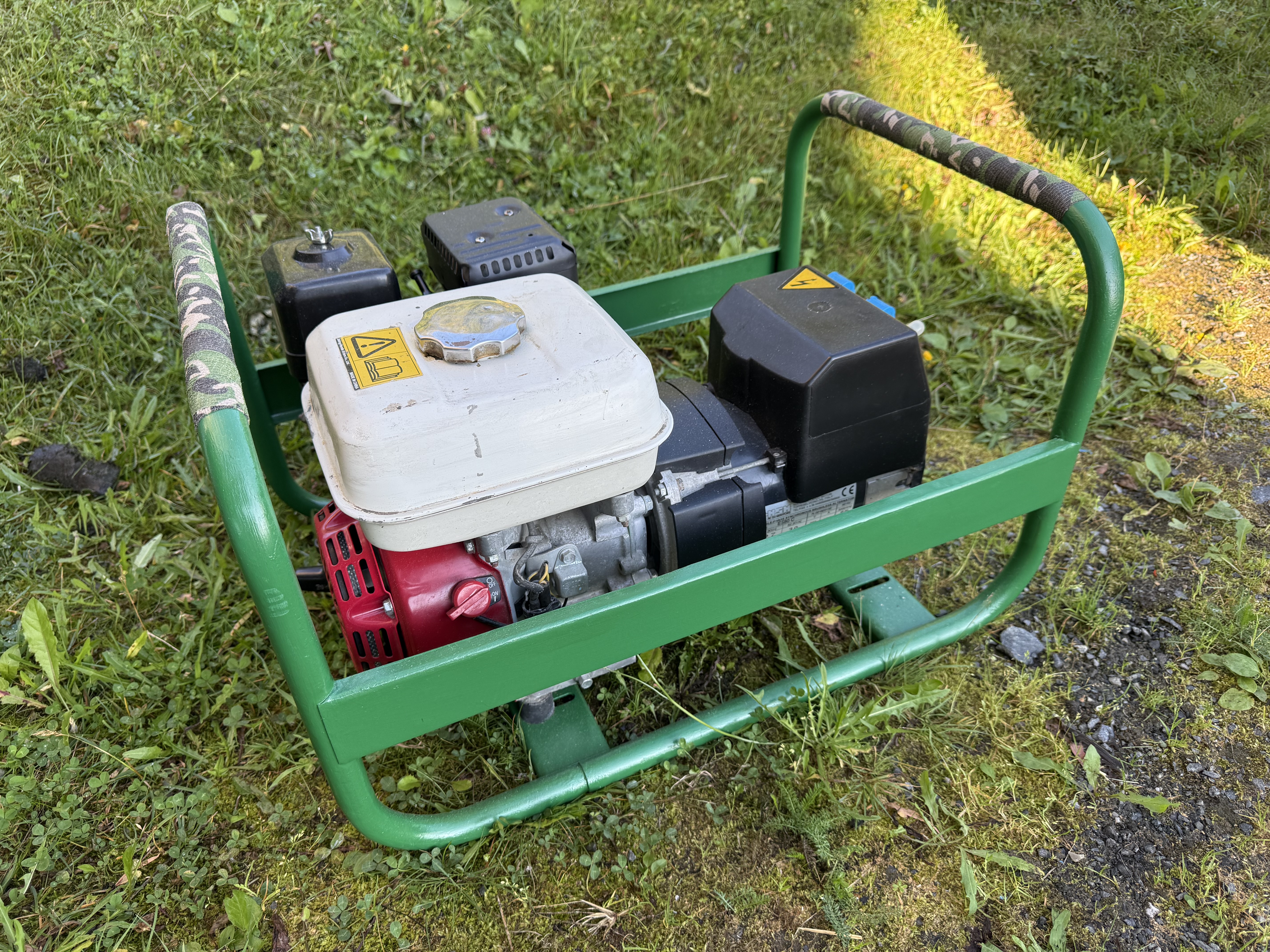 Pramac e3200 honda aggregat – stabil strøm til tur, hytte og backup