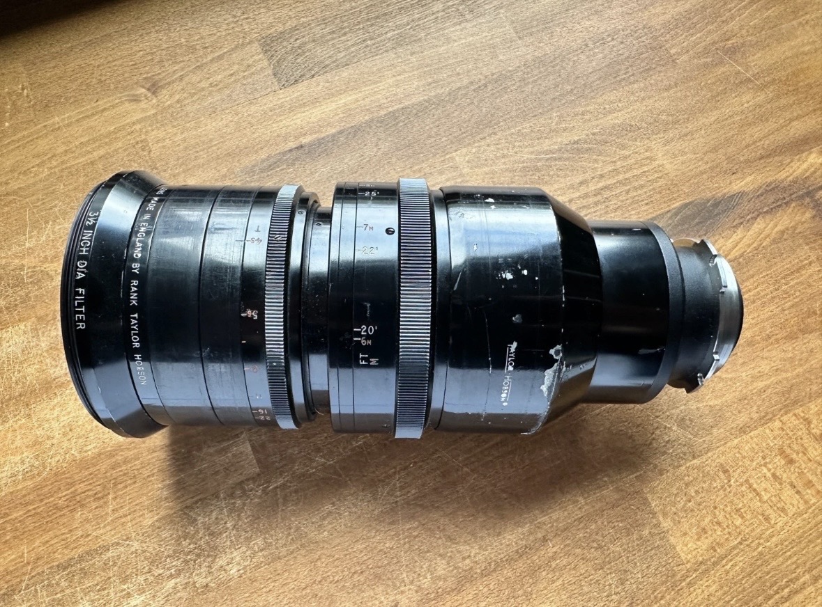 Cooke telepanchro 317mm pl mount telephoto lens vintage