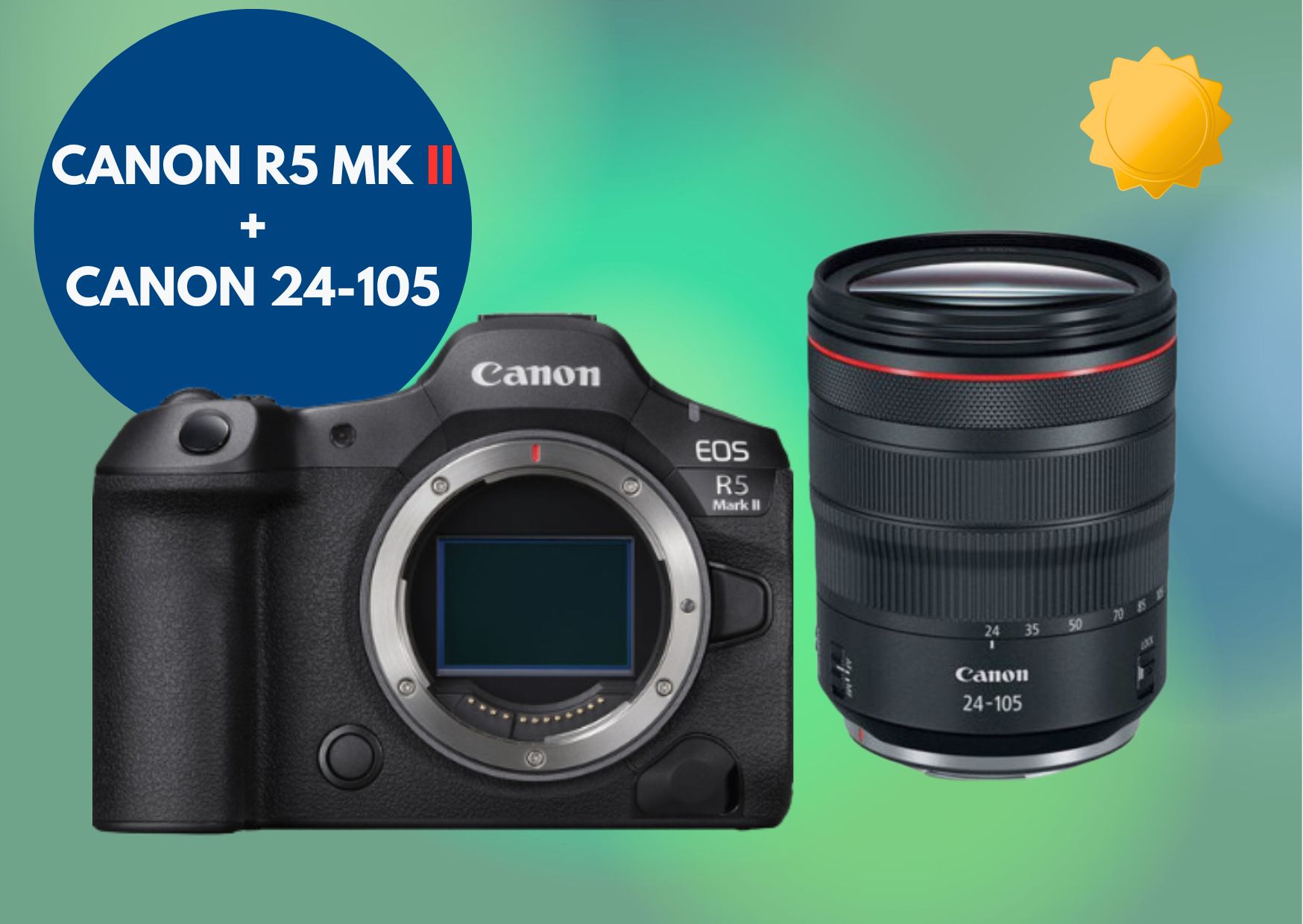 Canon r5 mk ii + 24-105 mm rf lens 24 105 rf canon