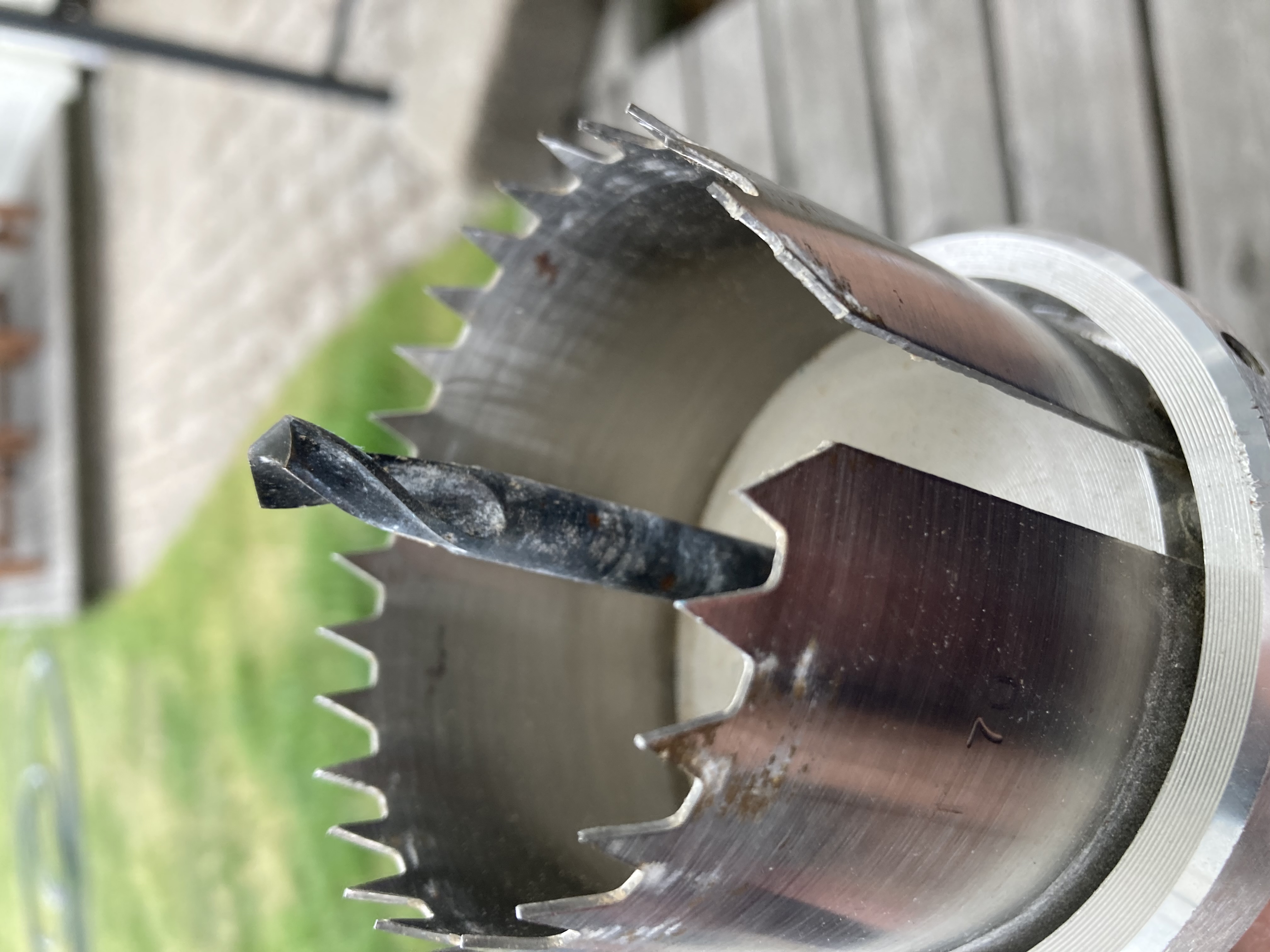 Hålsåg 74 mm med centrumborr