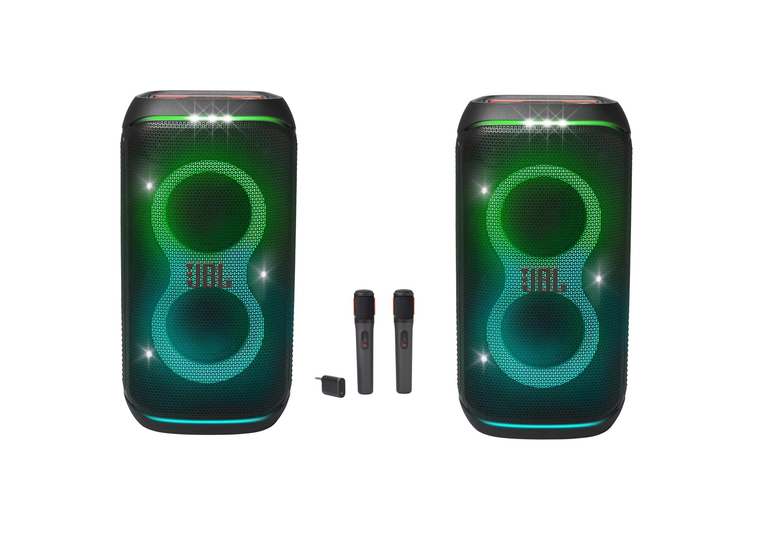 Jbl partybox club 110 bluetooth super loud portable speaker +  2x jbl wireless microphones 2.4 ghz