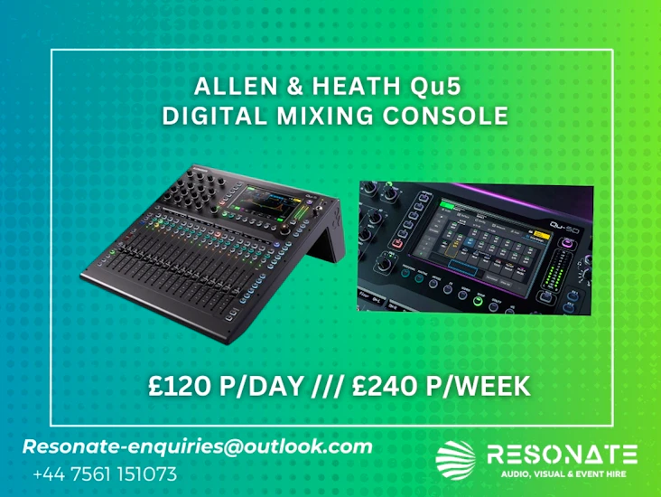 Allen & heath qu5 digital mixing console