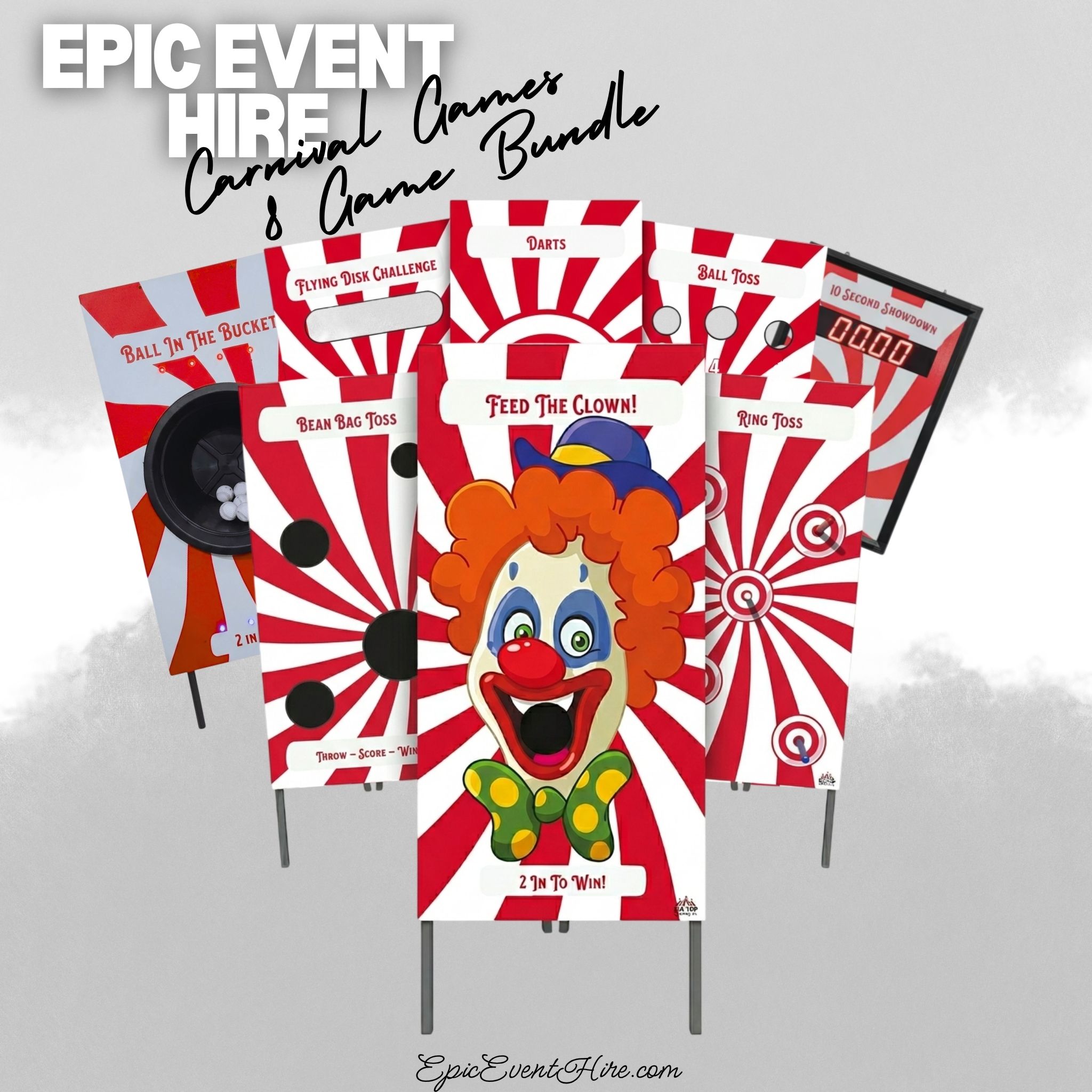 Retro carnival garden games bundle (8 games)