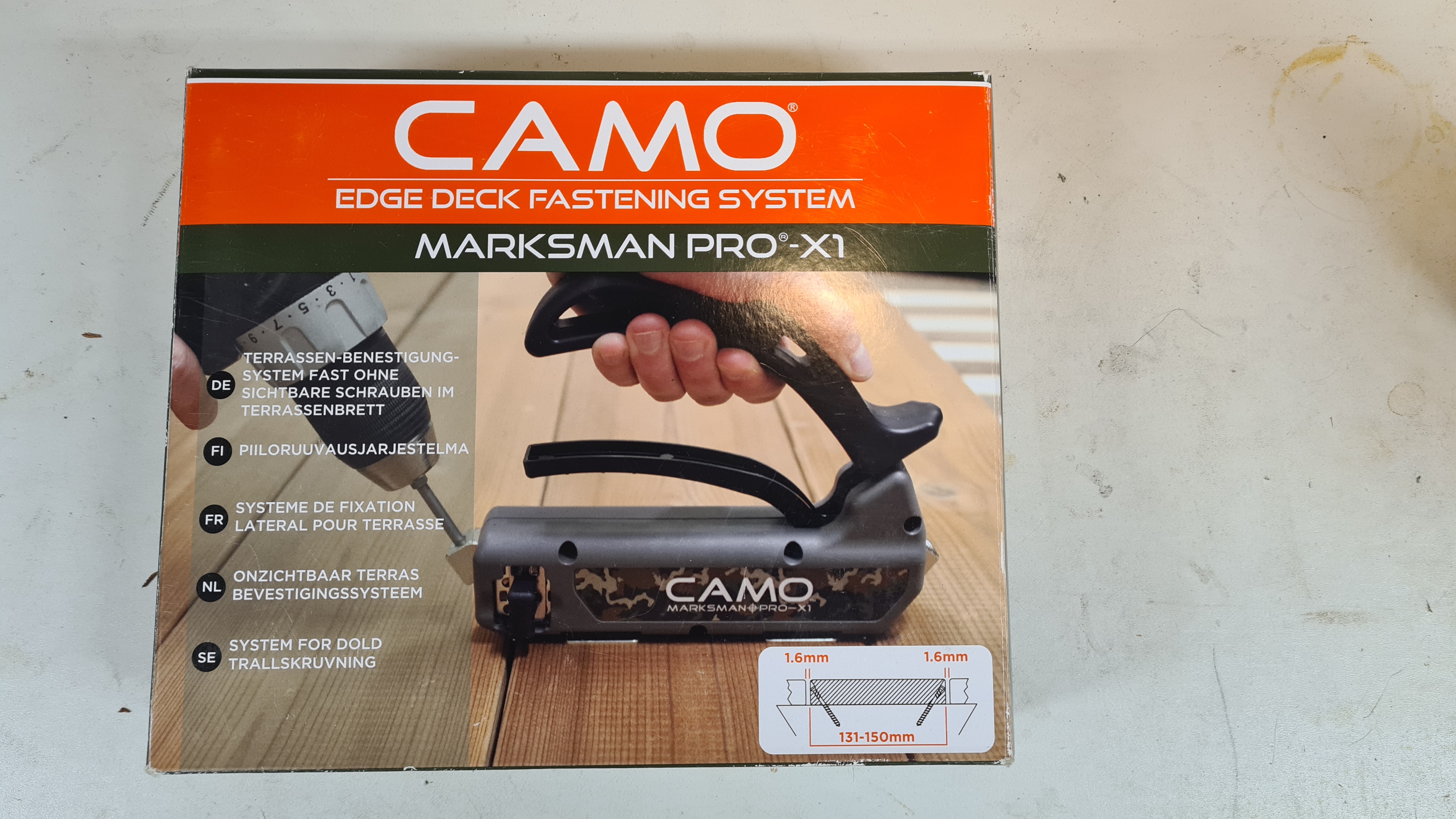 Camo marksman pro-x1 trallverktyg för dolda skruvar