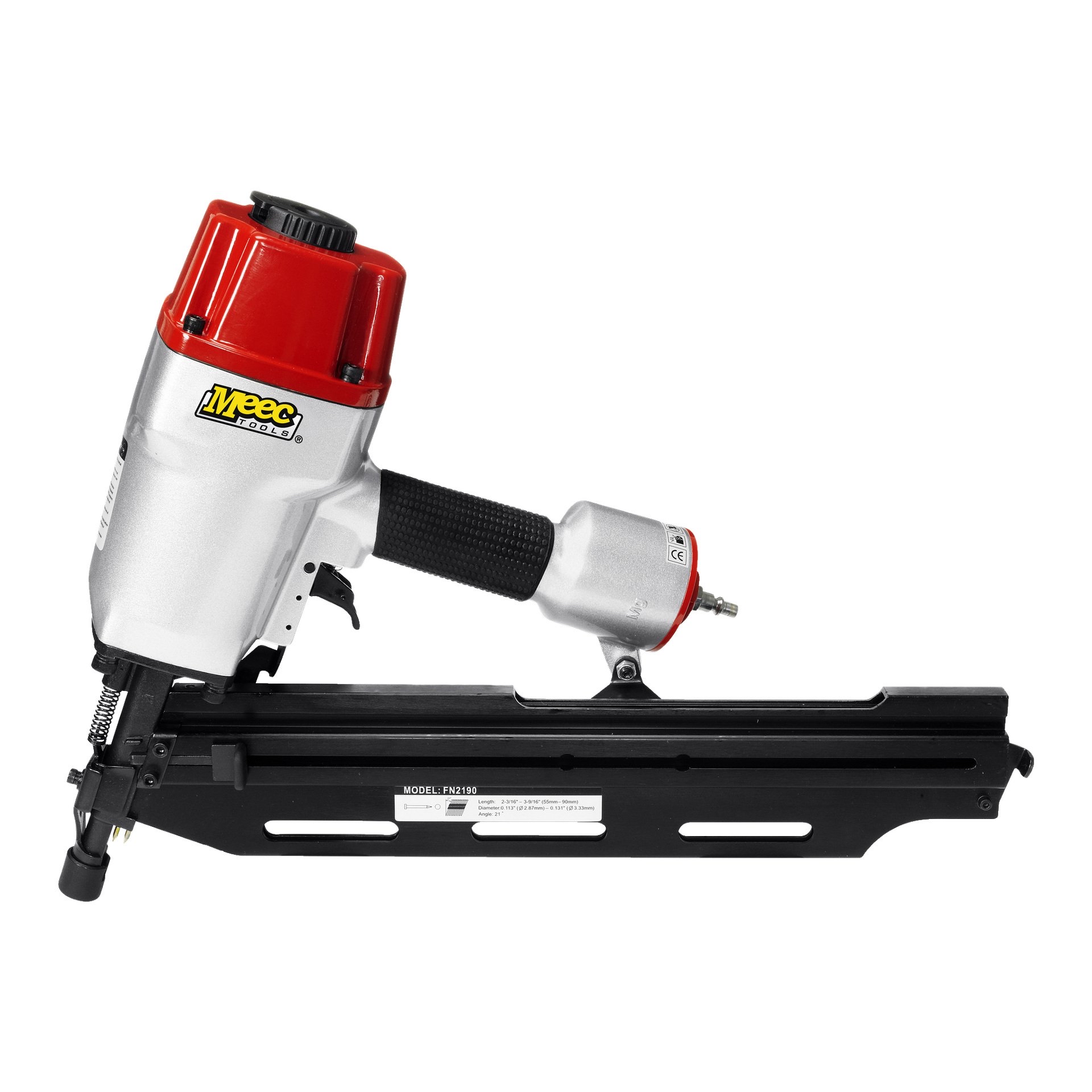 Tryckluftsdriven spikpistol 55-90 mm samt kompressor